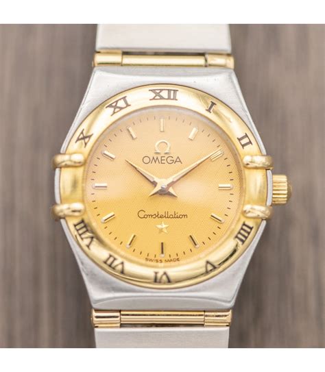 omega women's constellation silver dial watch|Omega Constellation ladies vintage.